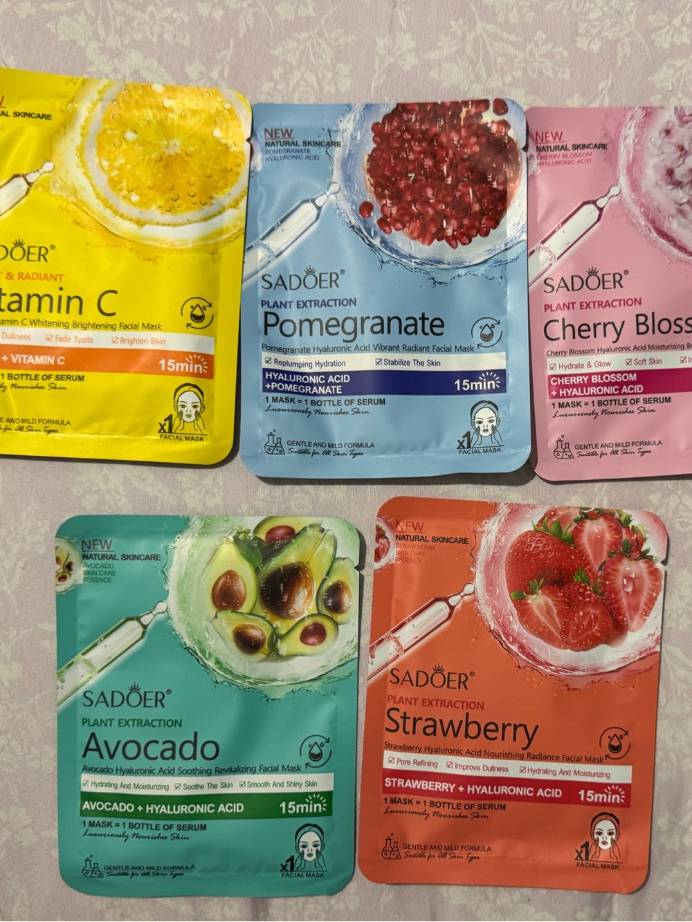 Pomegranate Hydrating Facial Mask – Blue
